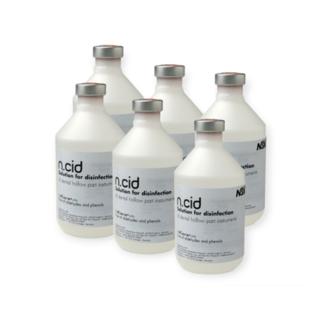 NSK N.Cid Solution de désinfection pour ICARE+ (500ml x 6)