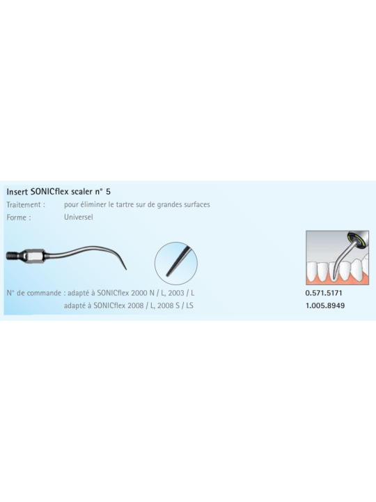 KAVO INSERT SONICflex n°5
