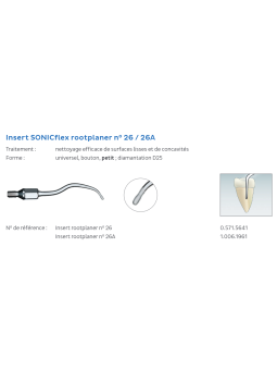 KAVO INSERT SONICflex n°26