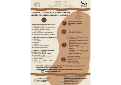 AFGSU 2 : ÊTES-VOUS À JOUR DE VOS OBLIGATIONS ?